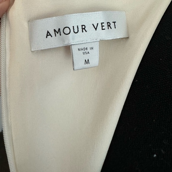 Amour Vert Silk Tie Front Dress ASO BlakeLively Preserve- Size Medium - Picture 6 of 10